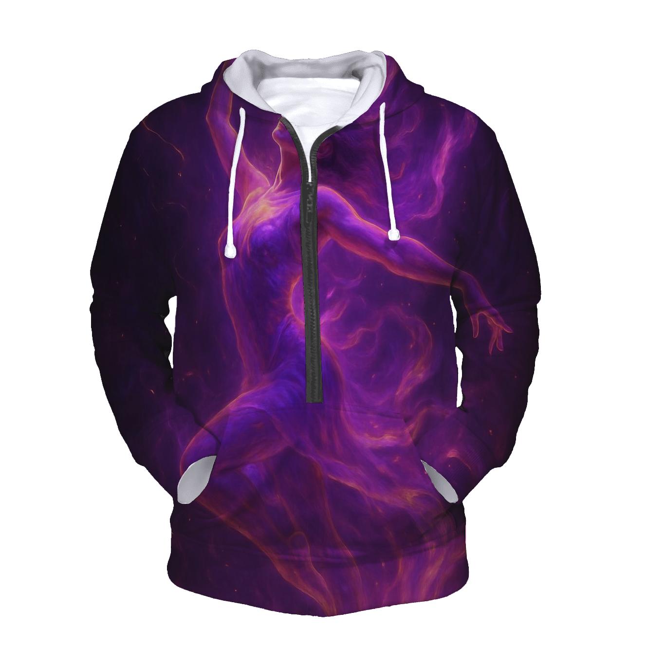 Violet Flame Dancer graphic hoodies