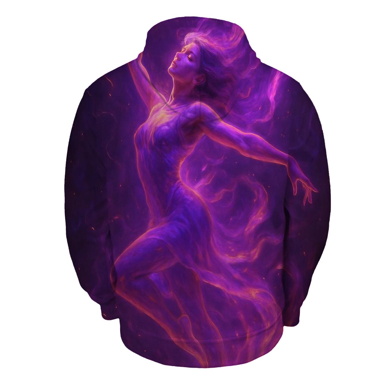 Violet Flame Dancer graphic hoodies