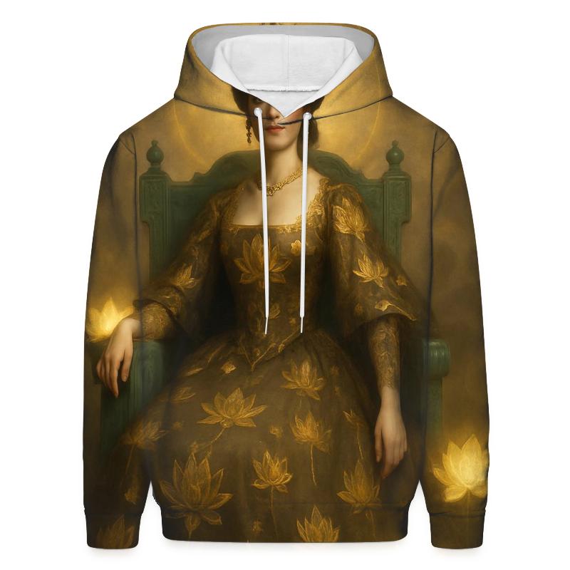 Gilded Lotus Empress graphic hoodies