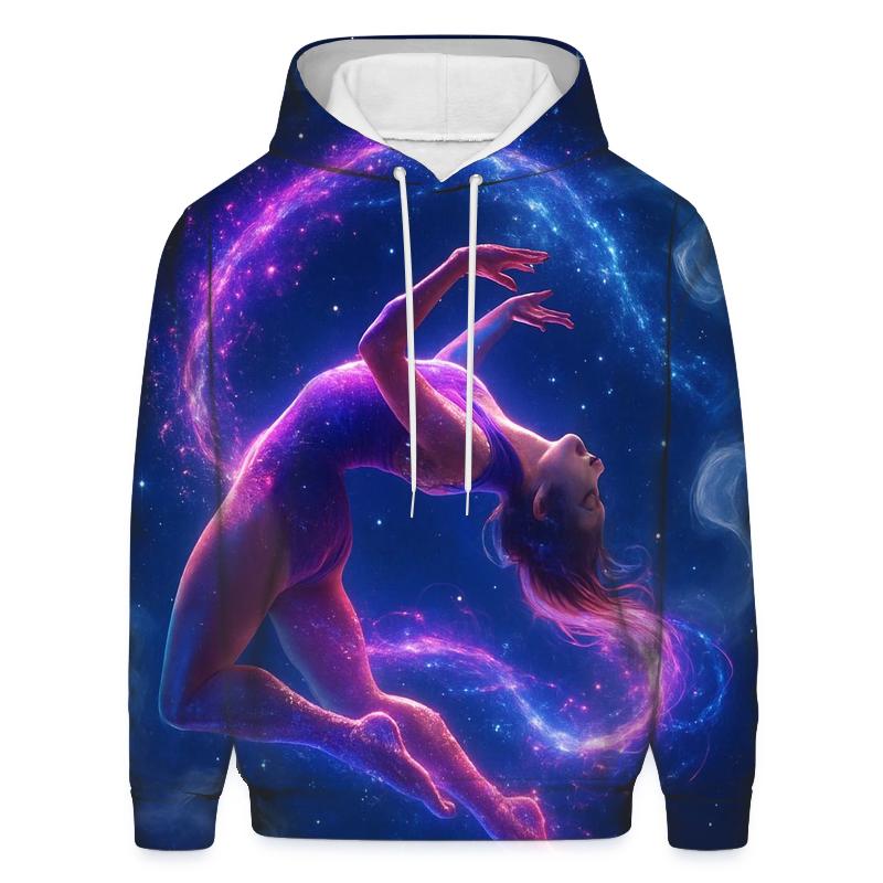 Celestial Circus Acrobat embroidered hoodies