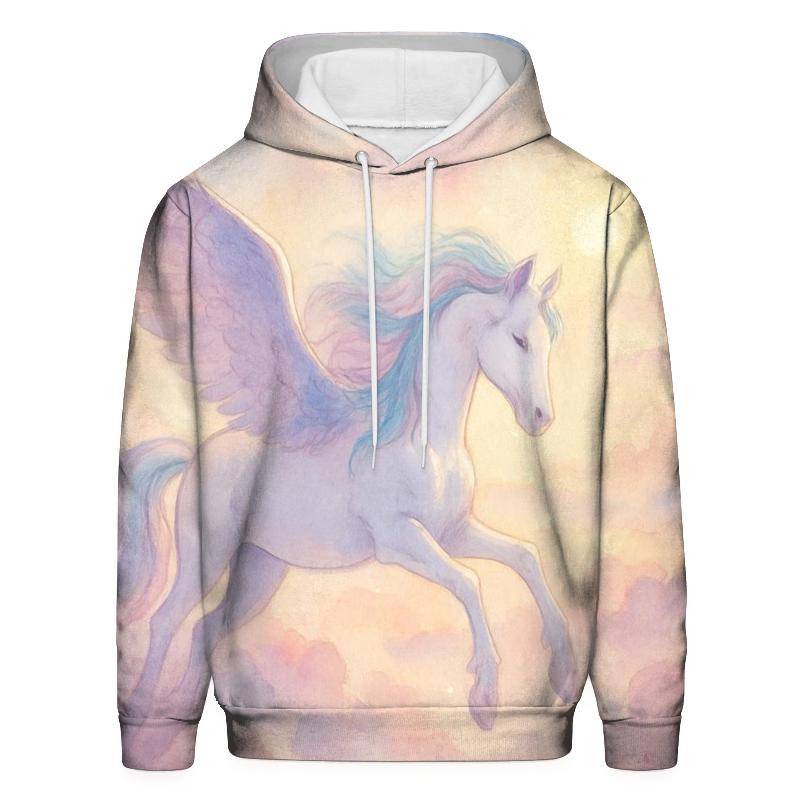 Pastel Dream Pegasus custom hoodies