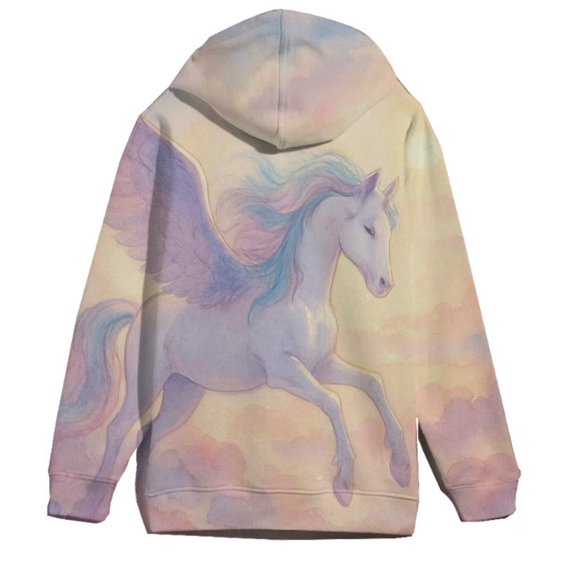 Pastel Dream Pegasus custom hoodies