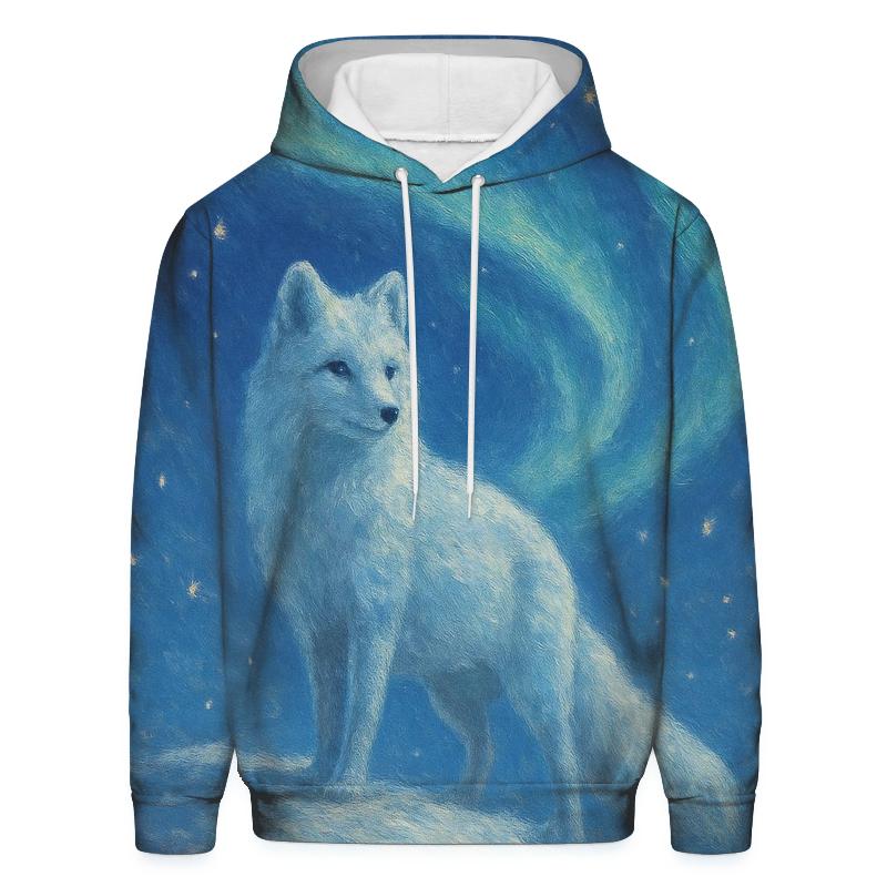Silver Arctic Fox Vigil lightweight hoodies