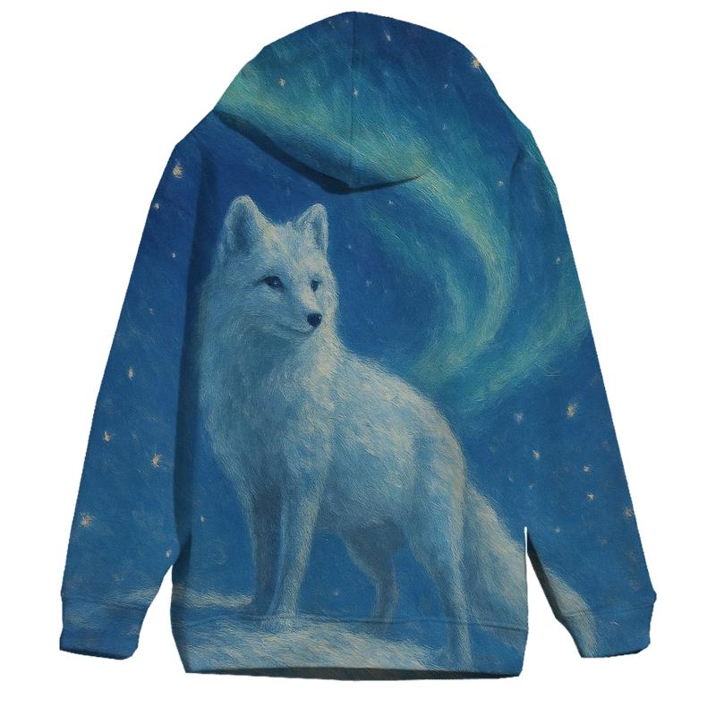 Silver Arctic Fox Vigil lightweight hoodies