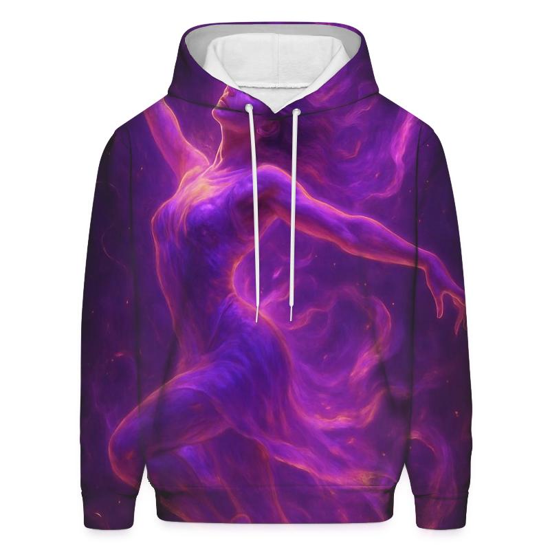 Violet Flame Dancer embroidered hoodies