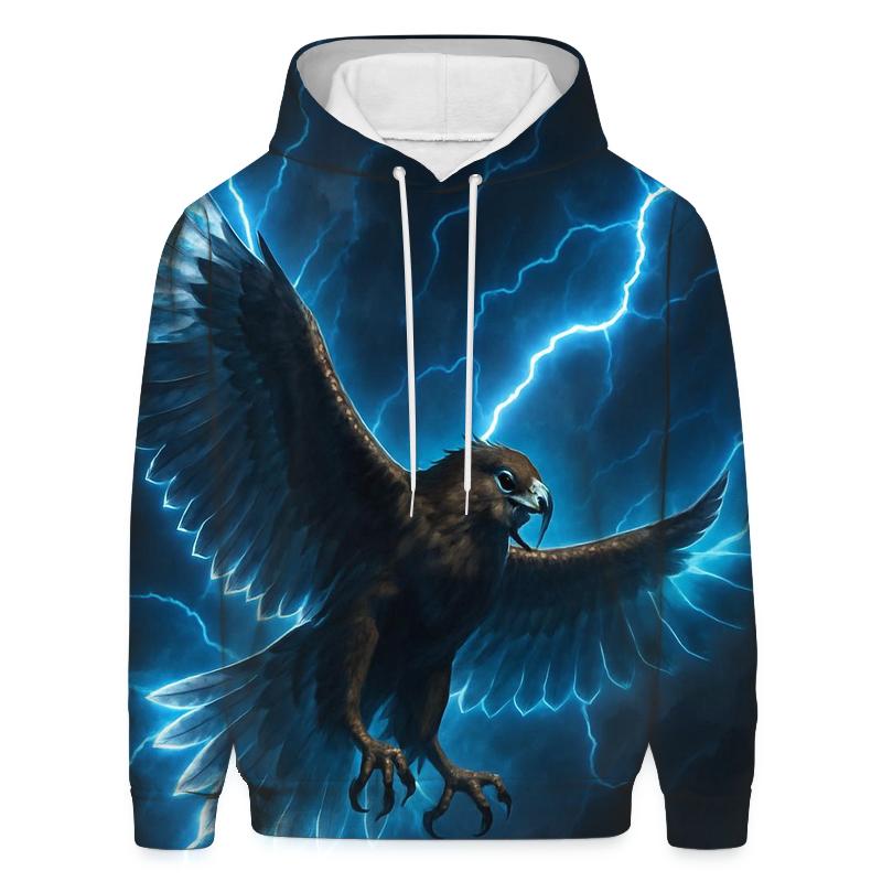 Silver Thunder Hawk hoodie designs