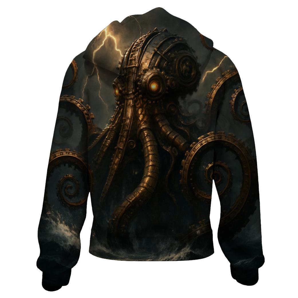 The Clockwork Kraken lightweight hoodies