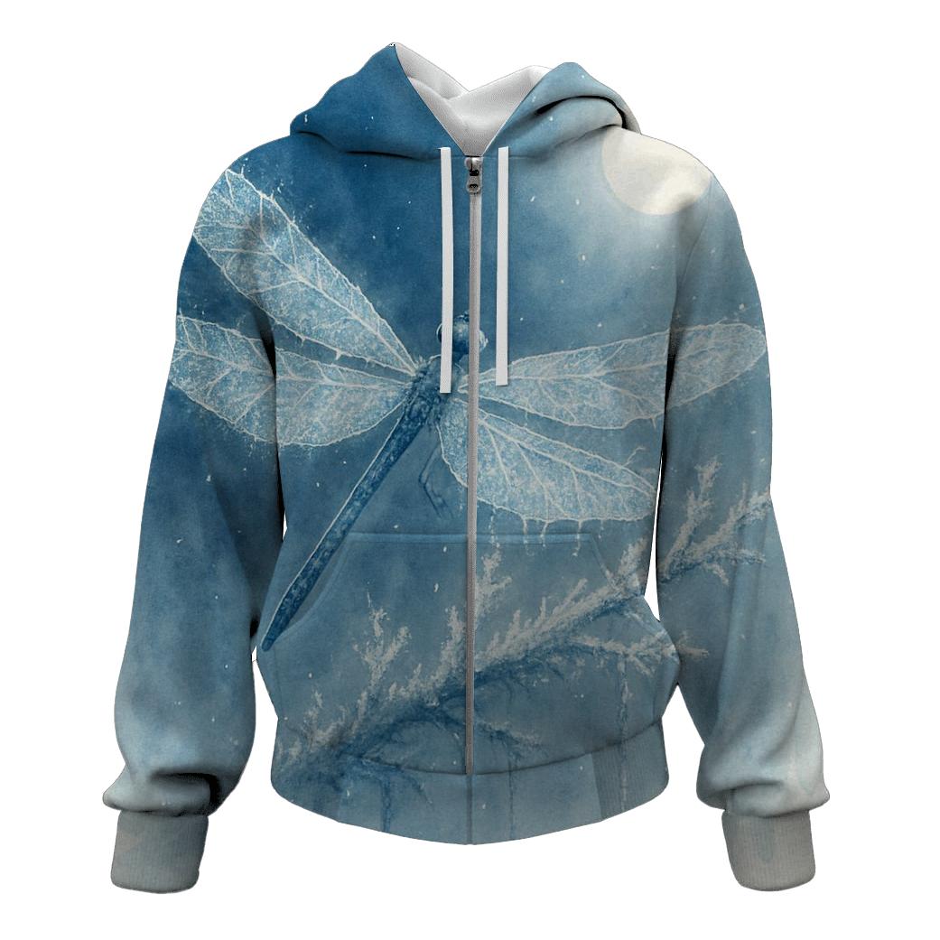 Frozen Crystal Dragonfly hoodies fashion