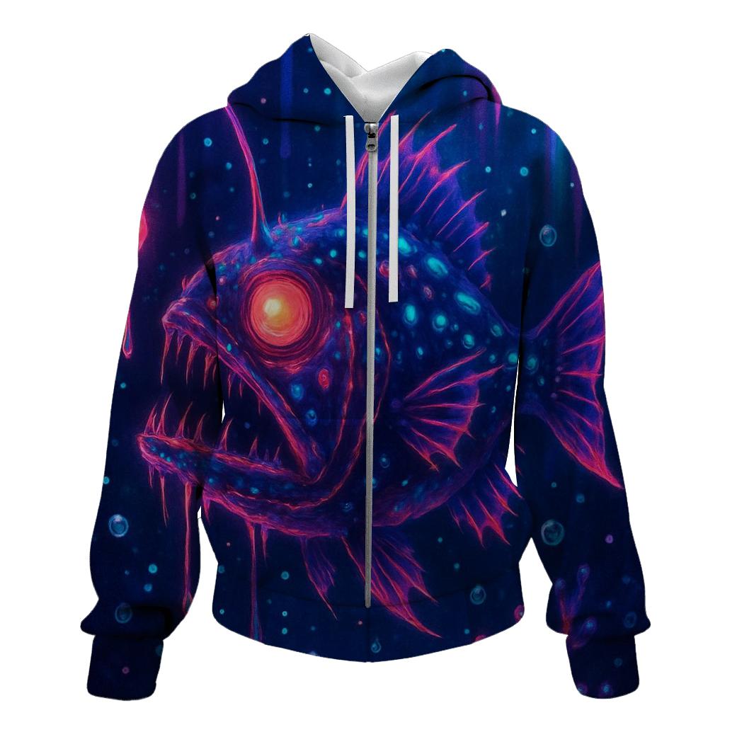 Luminous Lantern Fish hoodie designs