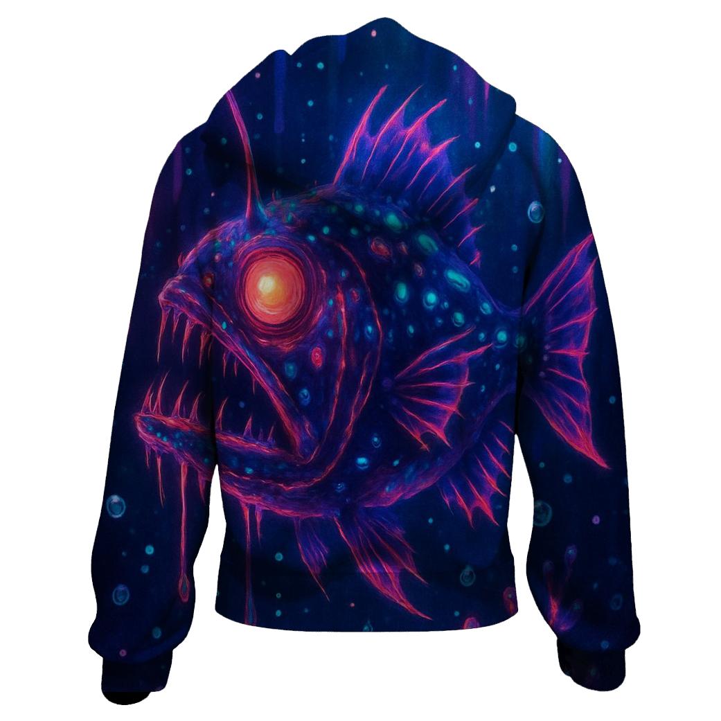 Luminous Lantern Fish hoodie designs