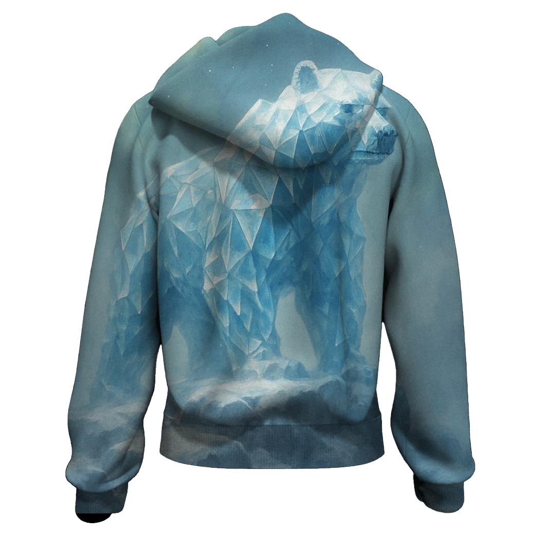 Frosted Crystal Bear hoodie designs