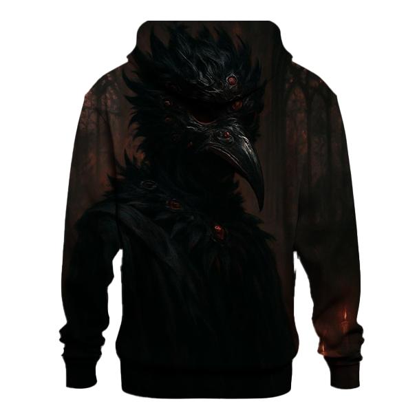 Gothic Raven Masquerade custom hoodies