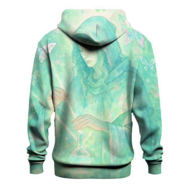 Crystal Butterfly Alchemist zip-up hoodies