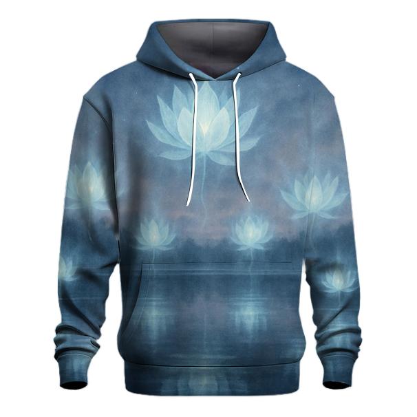 Phantom Lotus Blossoms printed hoodies