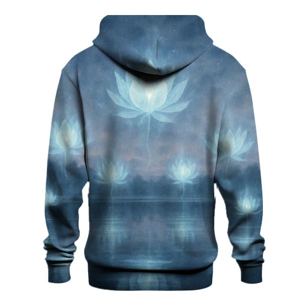 Phantom Lotus Blossoms printed hoodies
