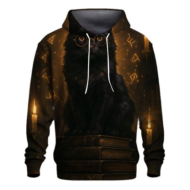 Arcane Librarian Cat heavyweight hoodies