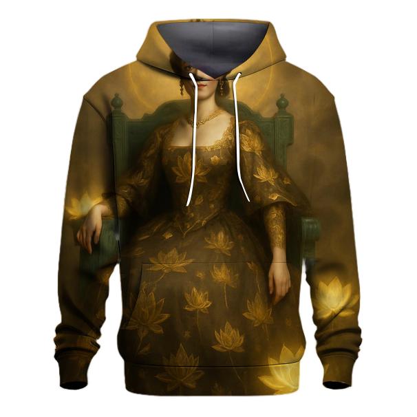 Gilded Lotus Empress embroidered hoodies