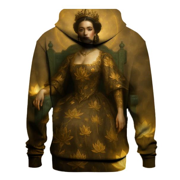 Gilded Lotus Empress embroidered hoodies