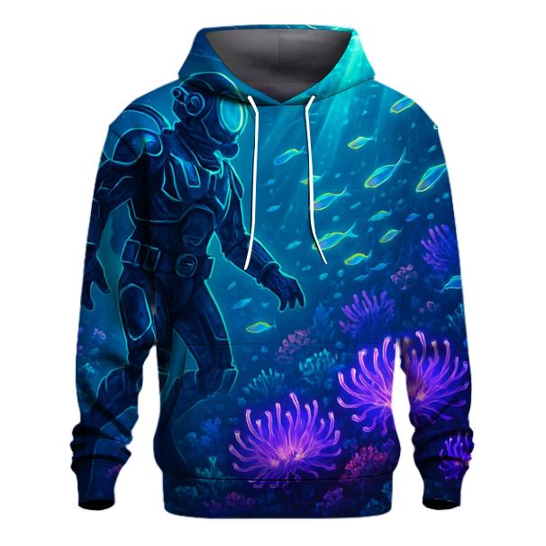 Electric Coral Reef Explorer hoodie designs