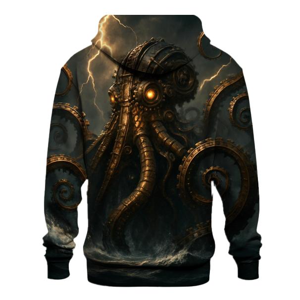 The Clockwork Kraken premium hoodies