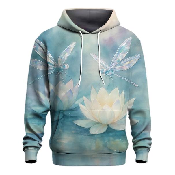 Crystaline Dragonfly Haven designer hoodies