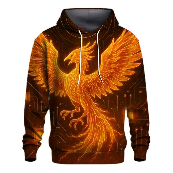 Solar Circuit Phoenix graphic hoodies