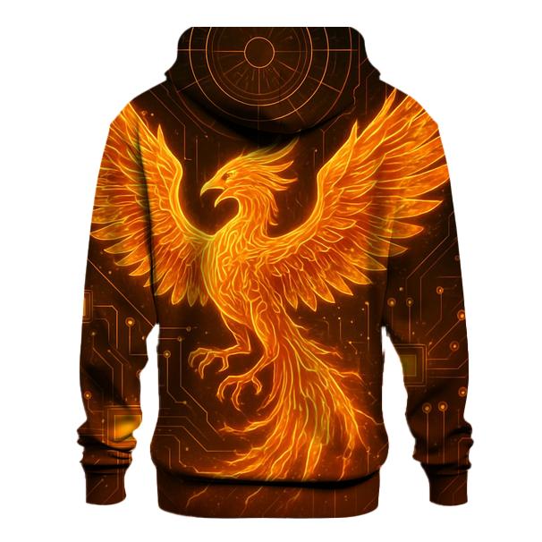 Solar Circuit Phoenix graphic hoodies