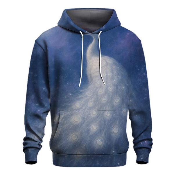 Moonlit Peacock Elegance premium hoodies