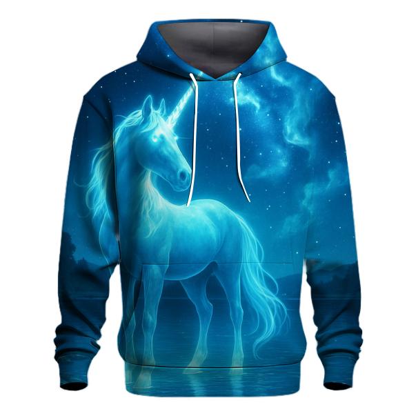 Glowing Mythic Unicorn zip-up hoodies