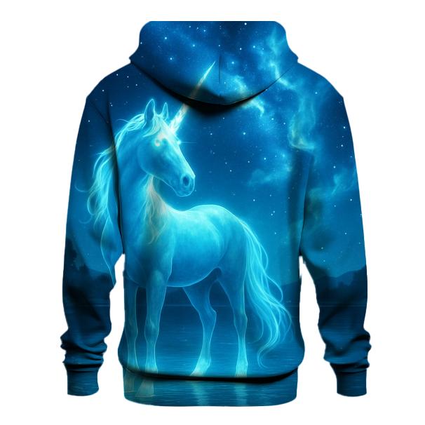 Glowing Mythic Unicorn zip-up hoodies