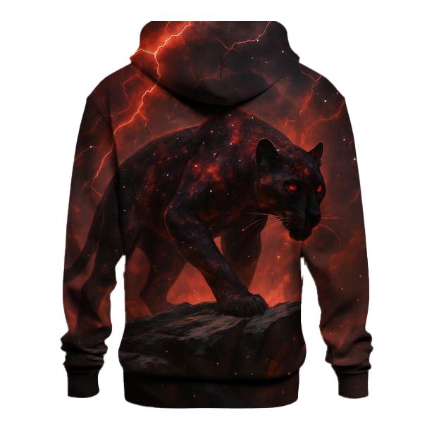 Crimson Nebula Panther premium hoodies