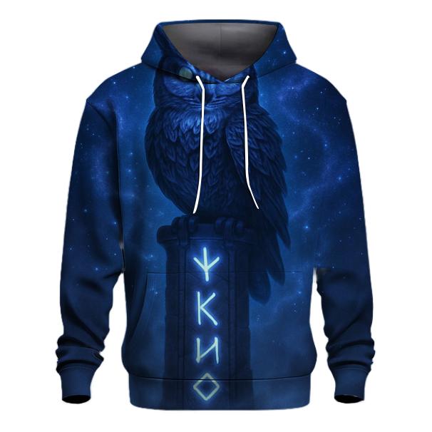 Starry Owl Shaman lightweight hoodies