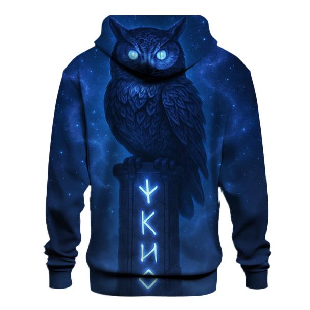 Starry Owl Shaman lightweight hoodies