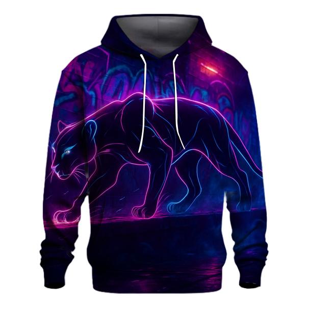 Neon Panther Glide heavyweight hoodies