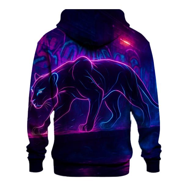 Neon Panther Glide heavyweight hoodies