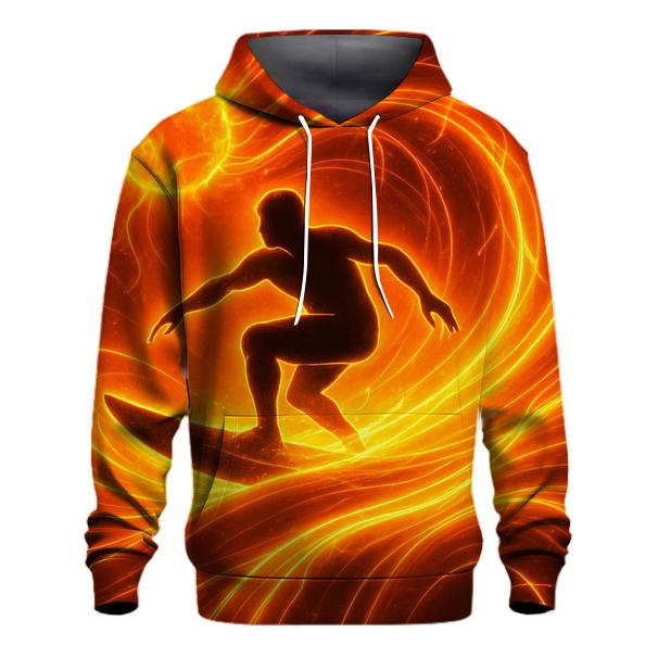 Solar Wind Surfer graphic hoodies