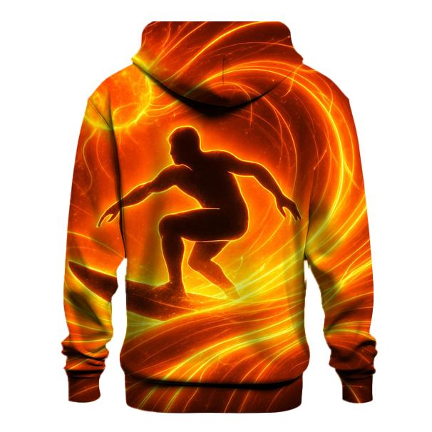 Solar Wind Surfer graphic hoodies