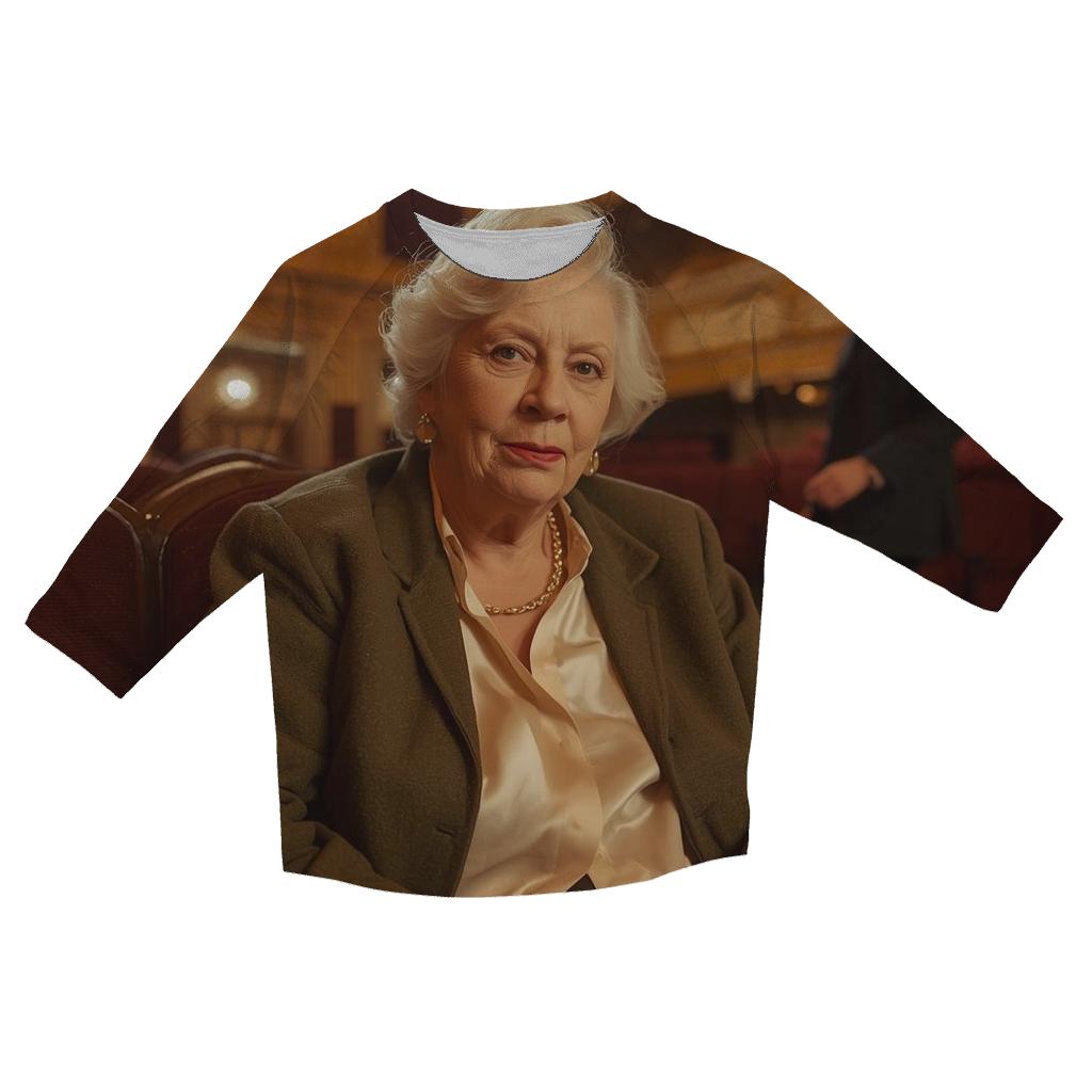 Polly Holliday Portrait At Southern Theater stylish quarter sleeve tops