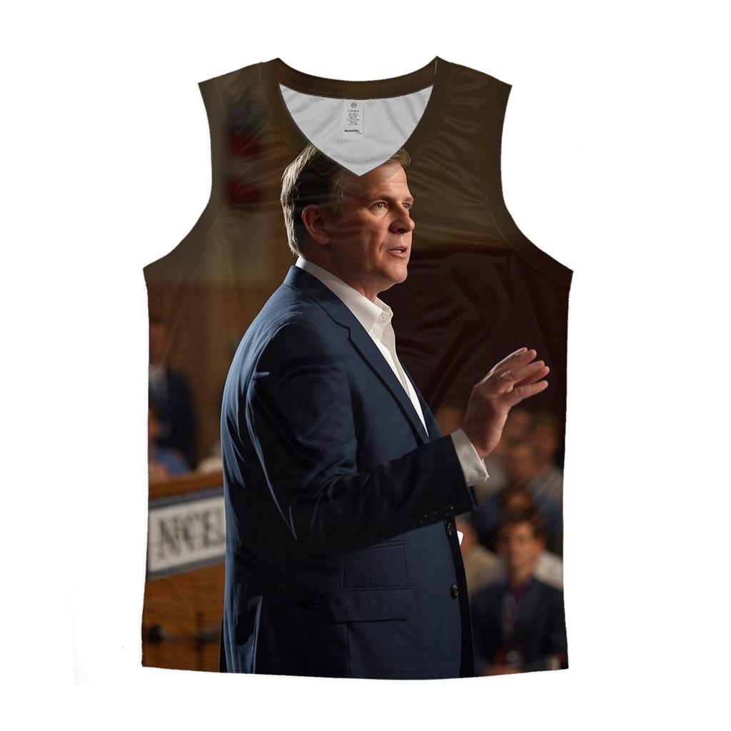 Charlie Kirk At Campus Voting Forum stylish racerback tanks