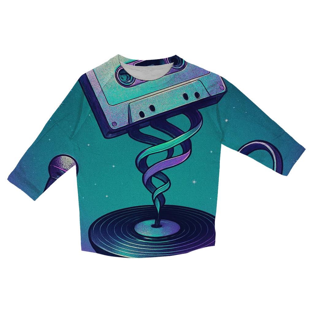 Cosmic Mixtape fashion 3/4 sleeve shirts