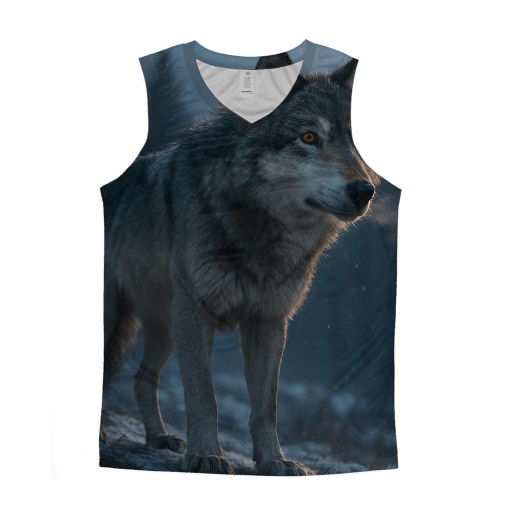 Northern Sentinel Wolf personalized athletic tanks
