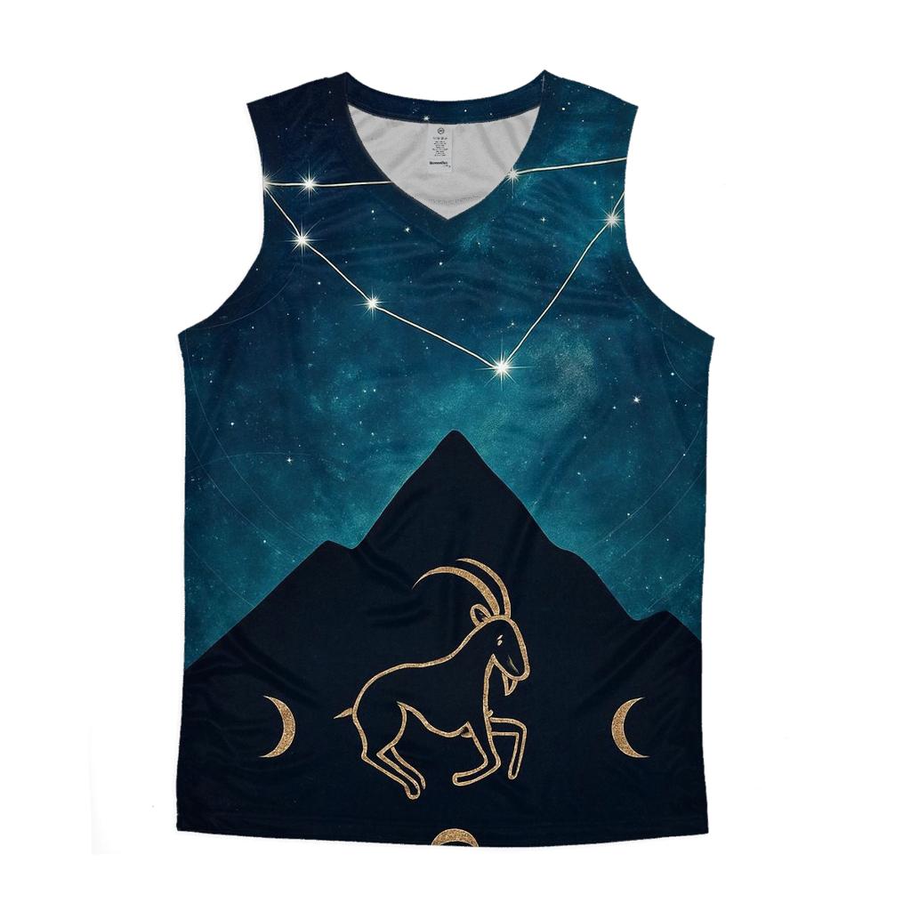 Capricorn Celestial Summit stylish racerback tanks