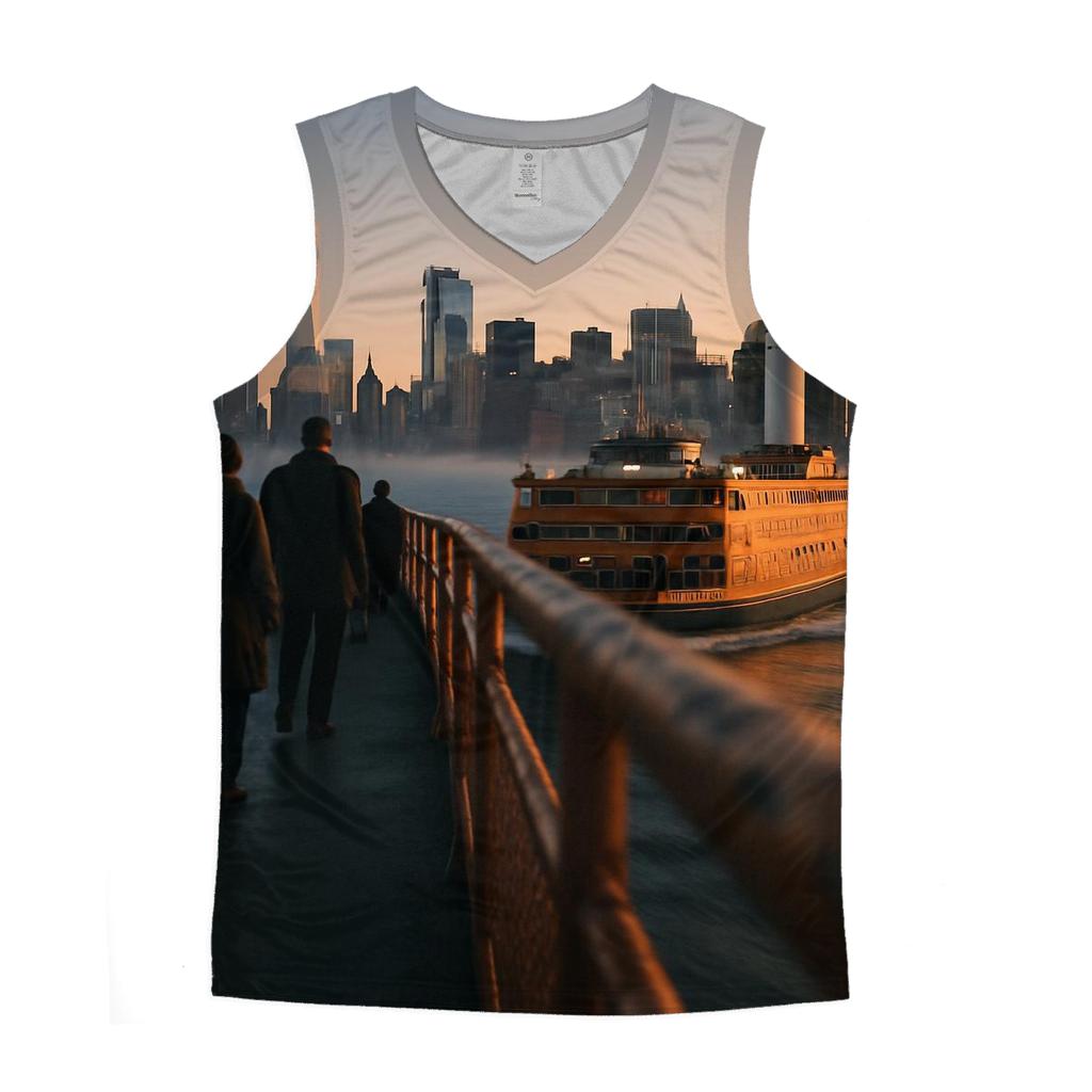 Dawn Ferry Overlook With Changing Skyline custom tank tops