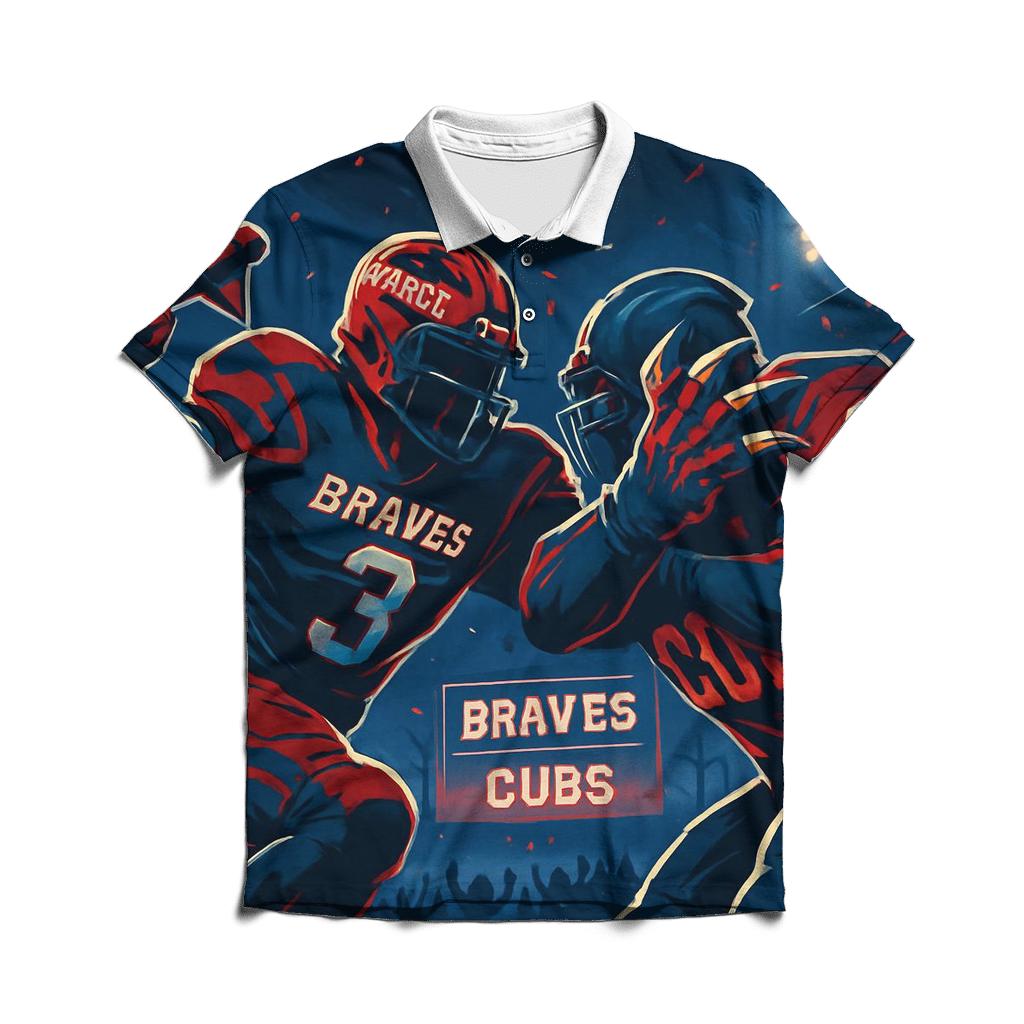 Tomahawk Clash At Night Field casual sports polo shirts