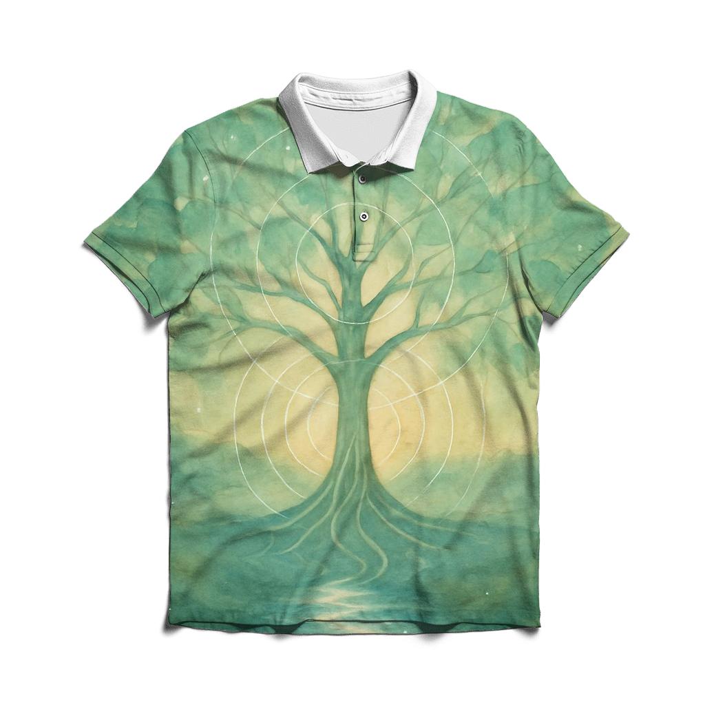 Luminous Grove custom polo shirts