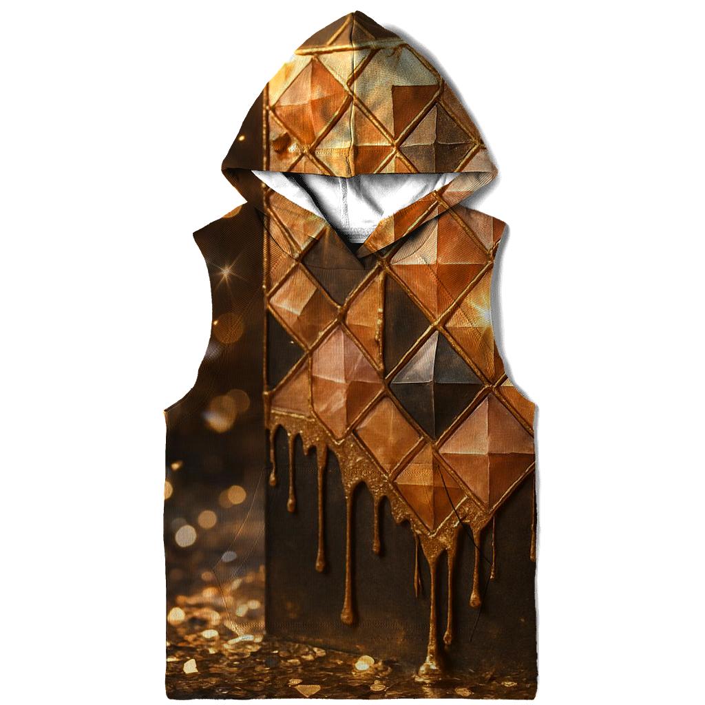 Auric Mosaic zip-up hoodies