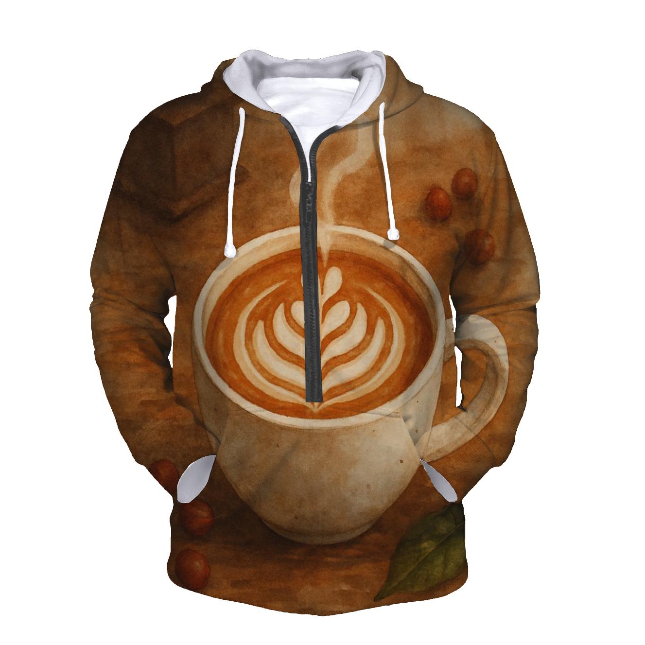 Latte Bloom designer hoodies