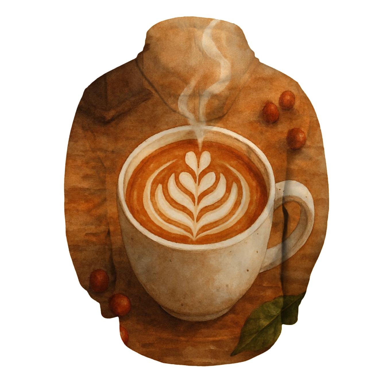 Latte Bloom designer hoodies