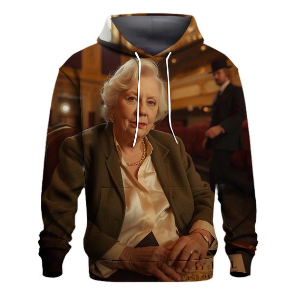 Polly Holliday Portrait At Southern Theater heavyweight hoodies