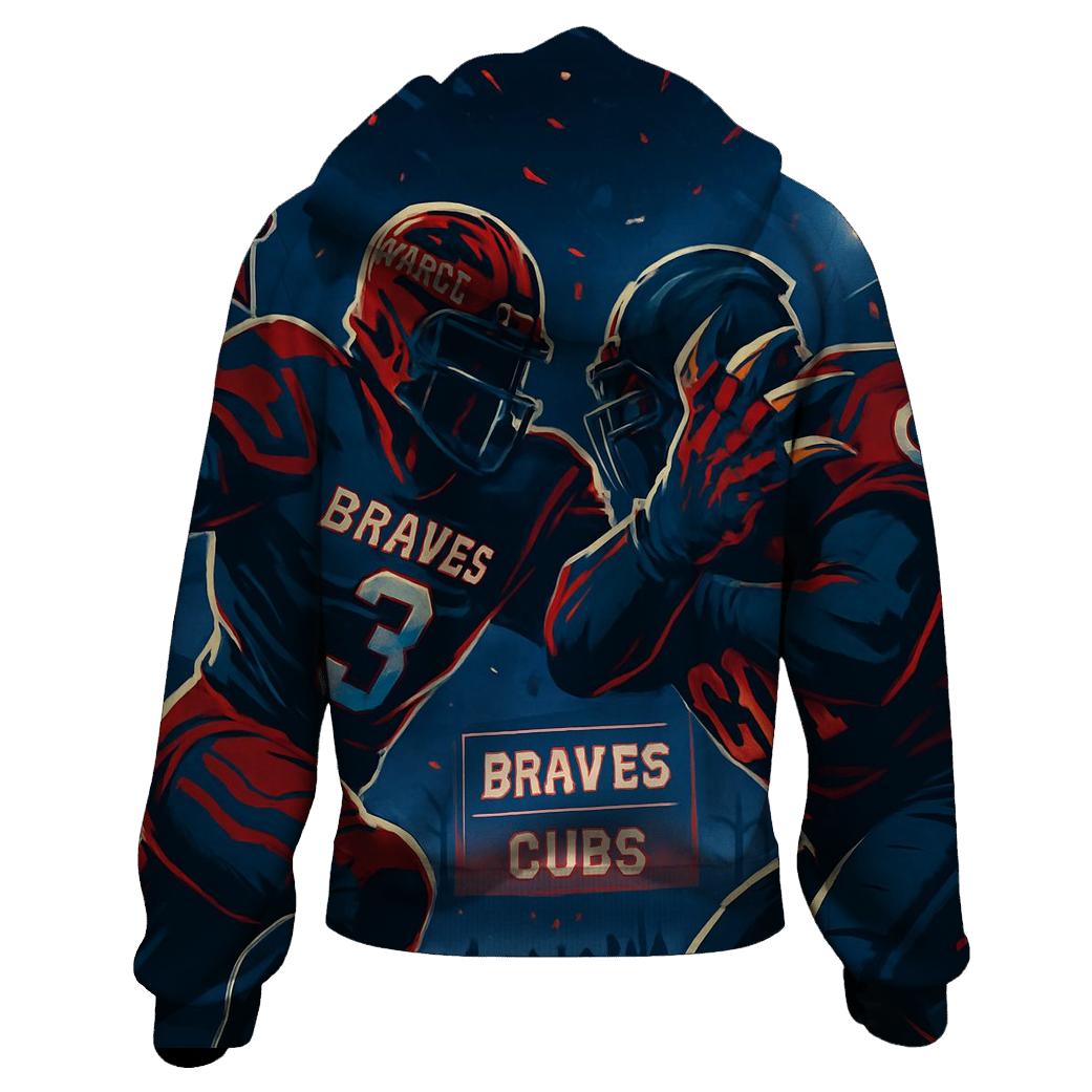 Tomahawk Clash At Night Field hoodie designs